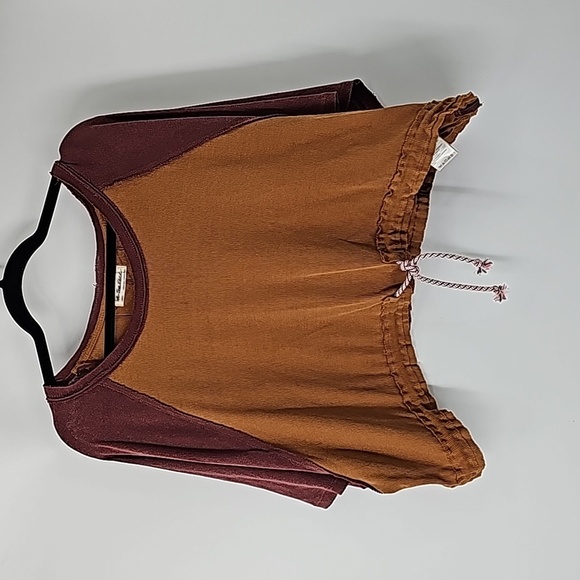 We The Free Burgundy and Mustard Top - Picture 12 of 14